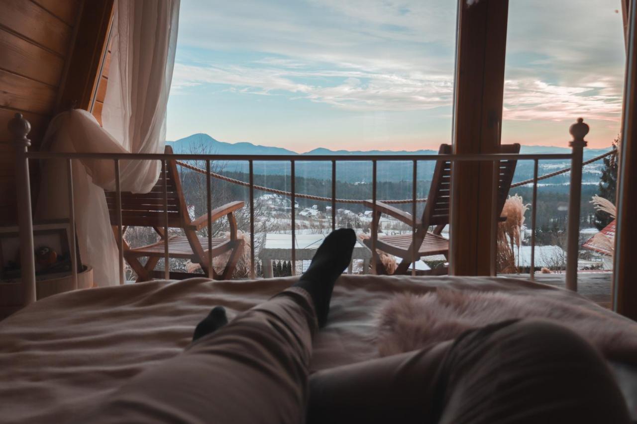 מלון סלובנסקה ביסטריקה Panorama Glamping Visole מראה חיצוני תמונה
